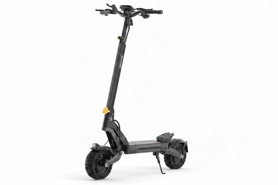 Ausom L2 Dwusilnikowa składana hulajnoga elektryczna, silnik 2*800W, 20km/h, bateria 48V 15,6Ah, opony 10x3 Cali, zasięg 70km - dostawca