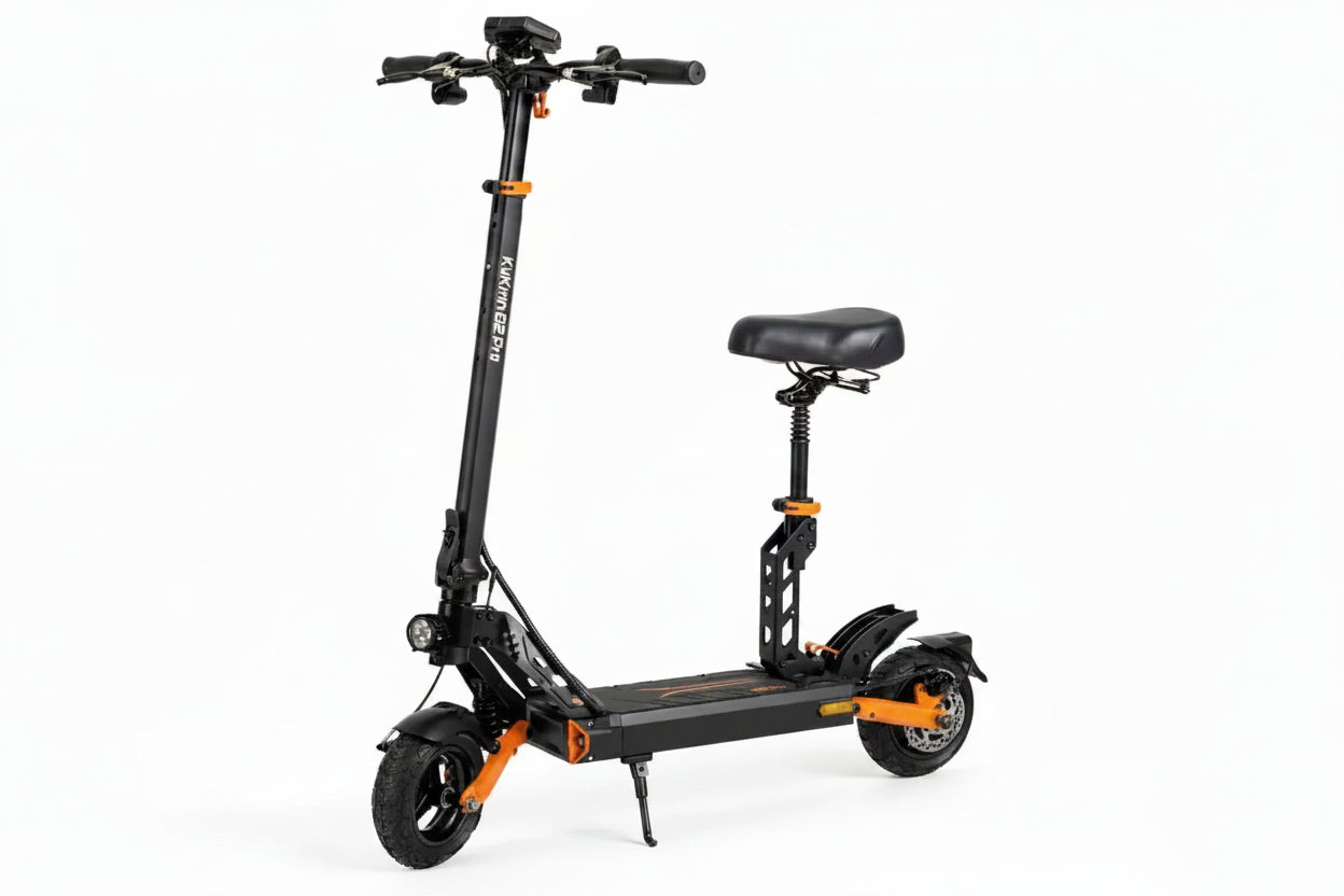 Hulajnoga elektryczna KuKirin G2 PRO Wersja Ulepszona 2024 - Silnik 600W 15.6Ah Opony 9 Cali 45km/h – Czarna Pomarańczowa - dostawca