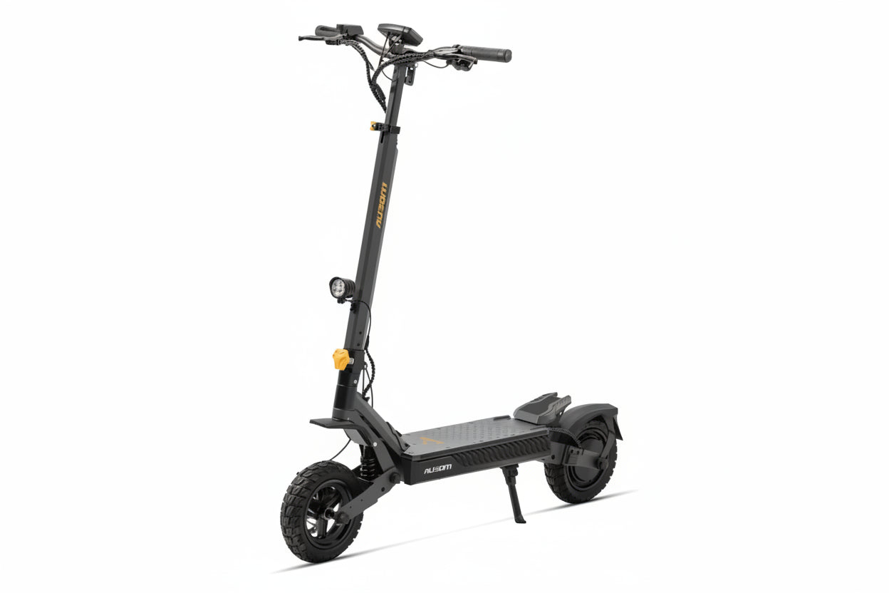 Ausom L1 Max Składana e-hulajnoga, 1000W 48V 20,8Ah 90 km 50 km/h, amortyzujące zawieszenie sprężynowe - dostawca