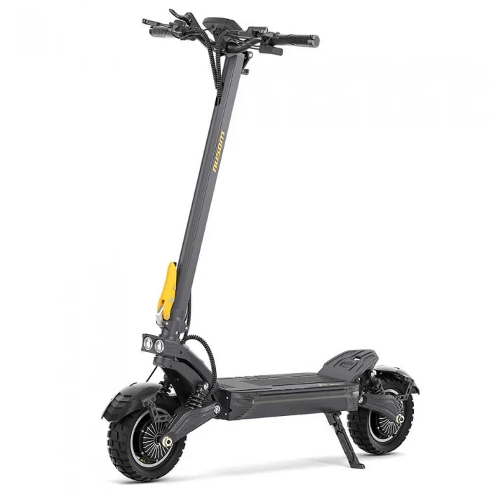 Składana hulajnoga elektryczna Ausom F1 Max, silnik 2*1400W, bateria 60V 20,8Ah, opony 10x3,0 cali, maks. prędkość 72 km/h - dostawca