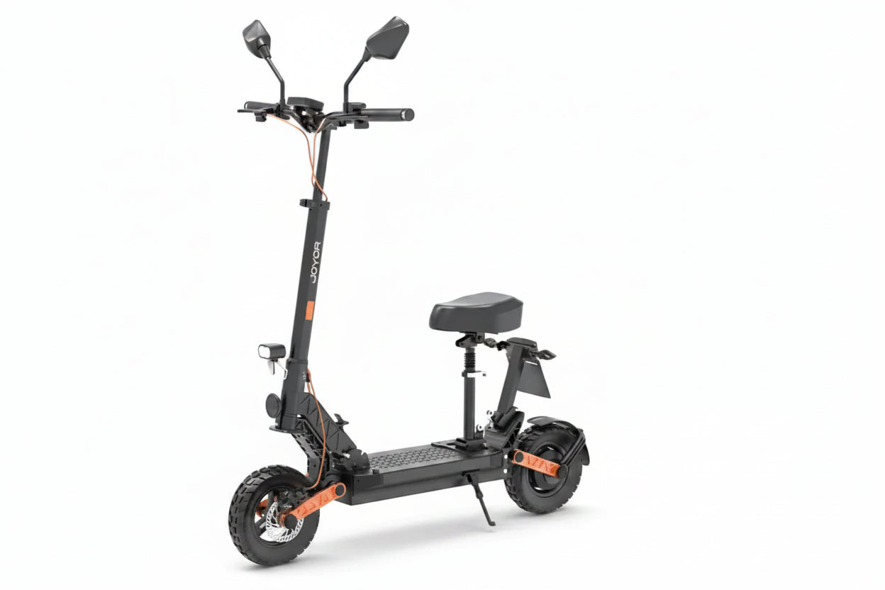 JOYOR S8E, silnik 800W, bateria 48V 26AH, opony 10-calowe, 45km/h, 80km, wyświetlacz NFC - Czarny - dostawca